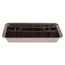 18 Holes Brownie Cake Mold Baking Tray High Carbon Steel Bake Pan Champagne