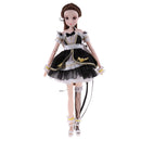 Delicate Handmade 30cm Fashion 14 Joints BJD Vinyl Constellation Doll Dress in Black Skirt Clothes