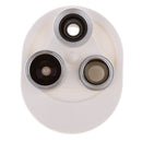 Universal 4 in 1 Phone Lens Kit 198Â°Fisheye 0.63x Wide Angle for Smartphone Silver