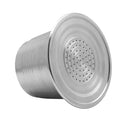 Stainless Steel Reusable Refillable Coffee Pod Filter for Most of Coffee Machines, Excellent Filter Replacement to Coffee Pods and Accessories, Silver
