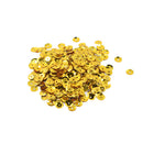 7mm Round Cupped Loose Sequins Sewing Craft Hat Wedding Dress Costume DIY Embellishment Pack of 400PCS Gold
