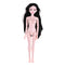 1/4 BJD Female Doll Big Bust Body Girl Model with Black Straight Hair DIY Body Parts High Quality Plastic Toy