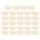 Pieces of 24 Unfinished Crown Shape Wooden Pieces DIY Craft Embellishments