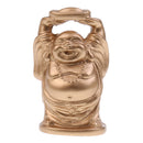 Antique Gold Plated Resin Maitreya Buddha Wedding Place Card Holder Table Decoration