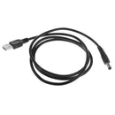 3A USB DC Power Charging Cable USB-A to 2.1mmx5.5mm DC Tip Plug Charging Cord