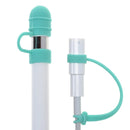 Silicone Protective Cap Cover Anti-Lost Holder & Connector Tether For Apple iPad Pro Pencil (Green)