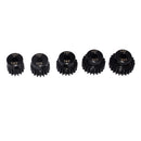 5pcs/set 1:10 RC Car 48DP 15T-23T Teeth Gear Pinion for Brushed Brushless Motor