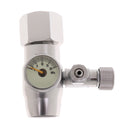 G5/8 Silver Aquarium Co2 Decompression Table Electromagnetic Double Watch