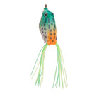 Frog Design Fishing Bait Hooks Tackle Lure - Green Orange