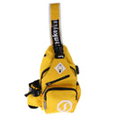 Yellow Men Casual Chest Bag Pack w/ Single Shoulder Strap Crossbody Travel Daypack
