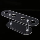 4 Slots Clear Acrylic Cake Cupcake Ice Cream Cone Holder Display Stand Wedding Baby Shower Birthday Party Dessert Decor