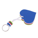 Lightweight Safety Heart Shaped Foam Floating Keyring Key Holder for Marine Boat Yachting Sailing Swim Jetski Beach Water Sports