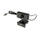 Black-Clip-on HD 12 Megapixels USB Webcam With Microphone for Computer PC Plug and Play Noise Cancellation ABS Plastic