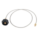 115cm Camping Stove Propane Hose Adapter Flat Gas Tank Cylinder Converter
