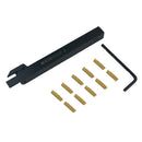 MGEHR1212-2 Lathe Cut-Off Grooving Parting Tool Holder+ 10pcs MGMN200 Insert