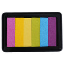 Fashion Ink Pad Korea Stationery DIY Craft for Paper Fabric Wood Colorful Rainbow 10