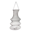 Foldable Fishing Keep Net Crab Fish Shrimp Crayfish Trap Cage 60cm - River Lake