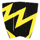 3 piece Surfing Surfboard Stomp Traction Pad Tail Pad Deck Grip with Adhesive