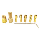 1 Set Mini Drill Chuck Bit for ABS Board Aluminium Sheet