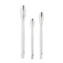 3 Pieces Metal Handmade Little Lipstick Spoon Lip Balm DIY Dispensing Spoons