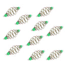 10pcs Spring Feeders Baits Thrower Inline Fishing Feeder Carp Fishing Tackle