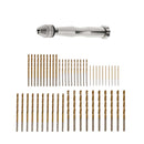 Small Hand Drill Set - Making Holes Modeling Jewelry Hobby Keyless Chuck with Bits