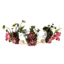 Girls Floral Crown Tiara Flower Fairy Headband Wedding Headpiece Party Costume