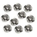 10 Pieces Antique Style Jewelry Making Alloy Flower Bead Caps for Bracelet Necklace Pendant DIY 2.4cm