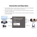 3.5mm Digital Coaxial Toslink Optical to Analog L/R RCA Audio-Converter