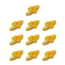 Durable Micro Landscape Resin Miniature Fruit Ornament Garden DIY Banana Statue Home Garden Outdoor Decor Ornaments Pack of 10PCS