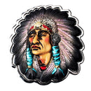 Handmade West Indian Warrior Chief Head Belt Buckle Biker Native American