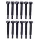 12 Pieces Electric Guitar Humbucker Double Coils Pickup Polepiece Iron Mounting Screws Black