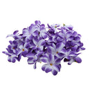 Artificial Flannel Plumeria Rubra Flower Craft Heads Home Wedding Party Table Centerpiece Decor Pack of 30PCS Purple