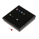 8 Pieces 316L Stainless Steel Shiny Plum Flower Rhinestone Cartilage Earrings Nose Stud Pin 18 Gauge