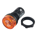 Buzzer Lamp AD16-22SM LED Flash Alarm Indicator Signal Lamp With Buzzer 220V AC, Yellow
