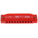 Cute Plastic 10 Holes Harmonica Mouth Organ Kids Music Instrument Toy Gift Red