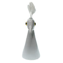 Peacock Head Ceramic Miniature Handcraft Figurine Home Table Wedding Decor