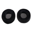 1 Pair Replacement Soft Ear Pads Ear Cushion for Sony MDR V6 / for JVC S500S Gaming Headphone Black Full Flannel
