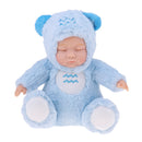 Cute 25cm Dolls 12 Constellation Sleeping Baby Doll Vinyl Face - Aquarius
