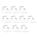 Twist On Replacement Acoustic Tube for Two Way Radio Headset Earpiece Earphone (Pack of 10)