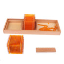 Children Math Counting Learning Decimal Toy - Thousand Hundred Ten Beads Bar