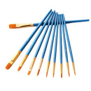 10pcs Assorted Size Paint Brushes for Artist Painting Hobby Models Craft professional