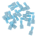 20pcs Fully Insulated Electrical Female Spade Wire Connector Terminals Blue