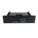Super Speed USB 3.0 + USB 3.1 Type C Front Panel USB Hub to 20Pin Header