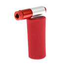 Portable CO2 Bicycle Bike Threaded Cartridge Tire Pump Mini Cycle Tyre Inflator for Presta Schrader Red