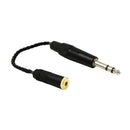 4.4mm Balance Male Plug To 6.35mm Balance Female (4.4mm To 6.35mm) Black