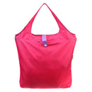 Nylon Foldable Waterproof Portable Mini Shopping Shoulder Grocery Bags Travel Accessory Rose