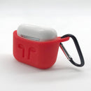 Silicone Shockproof Charging Case Cover Skin Protective For Apple AirPods Red