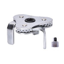 2-Way Oil Filter Wrench Car Adjustable 3-Jaw Remover Socket 1/2'' 3/8