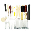 59 Pcs/set Handwork Leather Tool Kit for Beginner Leather Sewing Practical Accessory